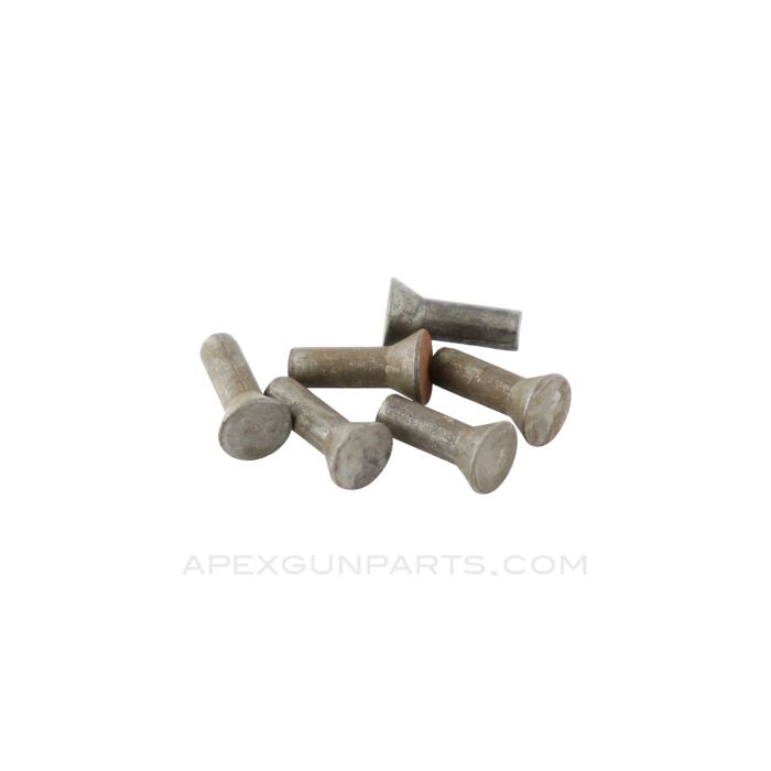 MAG-58 / M240 Rivet, Rear Sight Base, Set of 6 