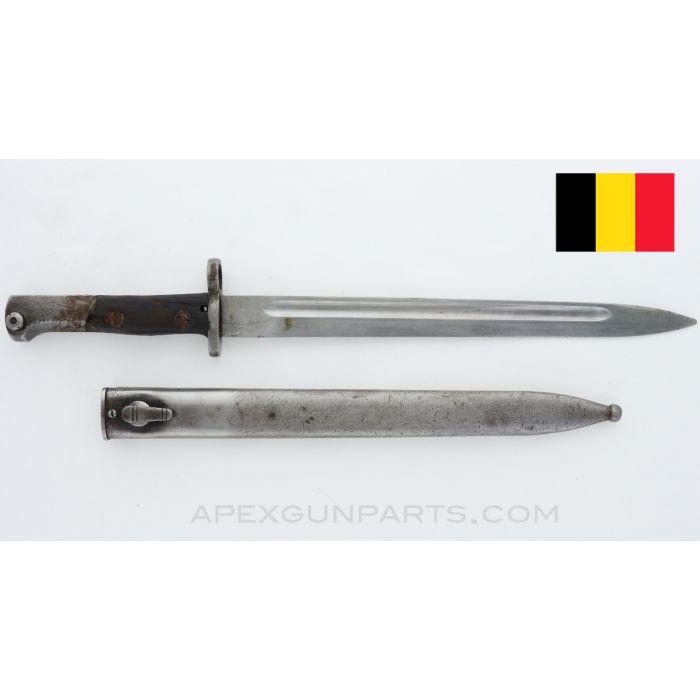 FN Model 24 Bayonet, w/ Scabbard *Good*
