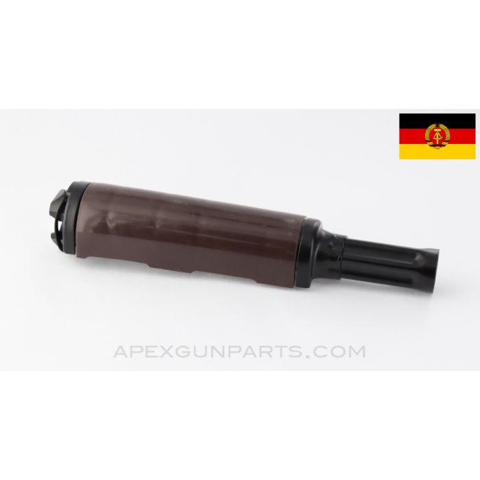 East German AK-74 MPi-AKS-74 Gas Tube, w/ Brown Polymer Upper Handguard, *Very Good*