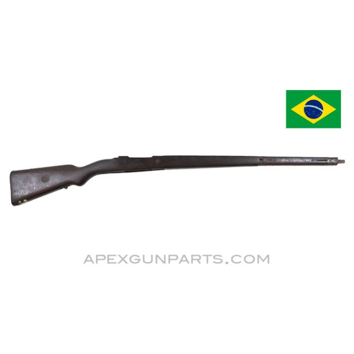 Brazilian 1908 Mauser Stock, 43.5", Complete, Wood *Good* 