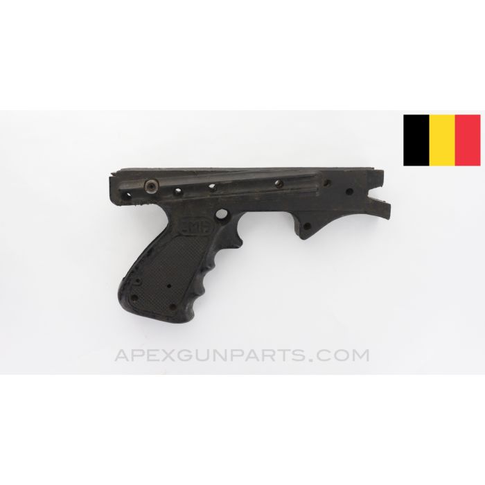 Belgian Vigneron SMG Lower, Stripped, w/ Collapsible Stock Button, Polymer *Good*