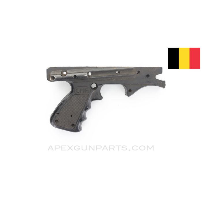 Belgian Vigneron SMG Lower, Stripped, w/ Collapsible Stock Guides, Polymer *Good*