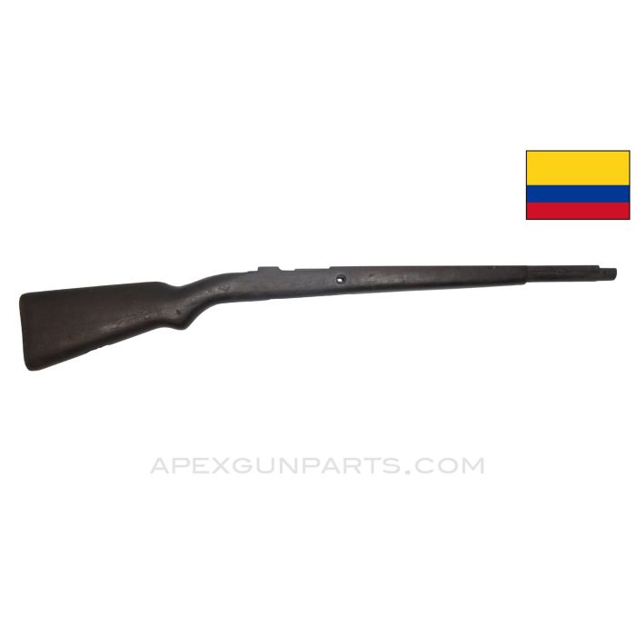 Colombian FN 1950 Mauser Short Rifle Stock, 37.5", Stripped, Wood, *Good*
