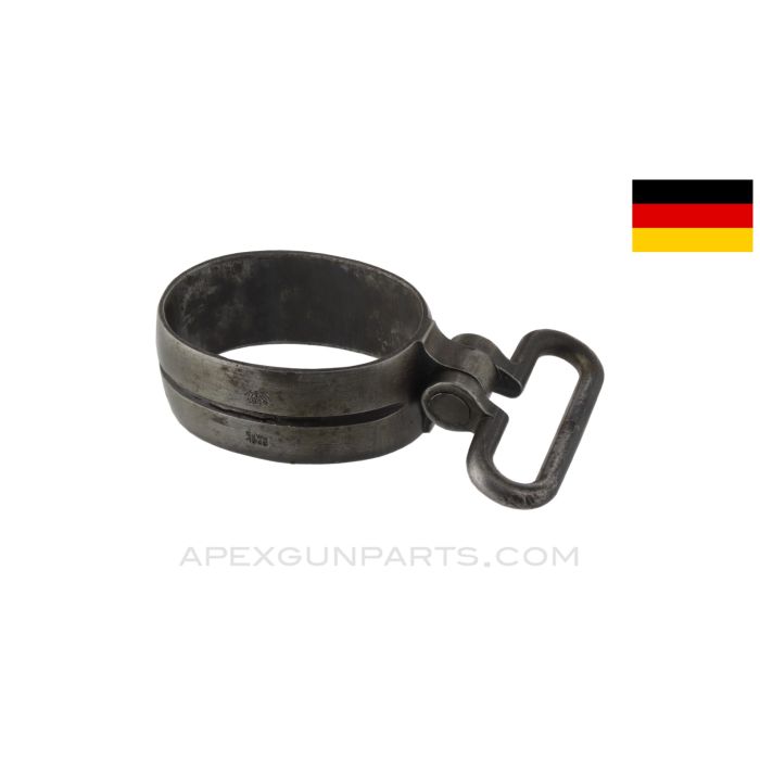 German Gewehr 98 Mauser Rear Barrel Band, Late Wide Type, Waffen Marked *Good*