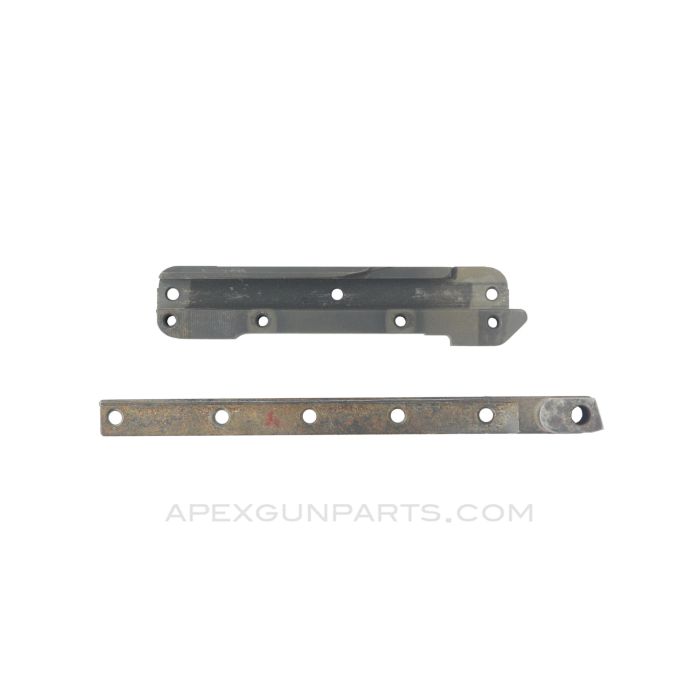 MAG58/M240 Left Bolt Guide Rail Set, Surface Rust, *Good*