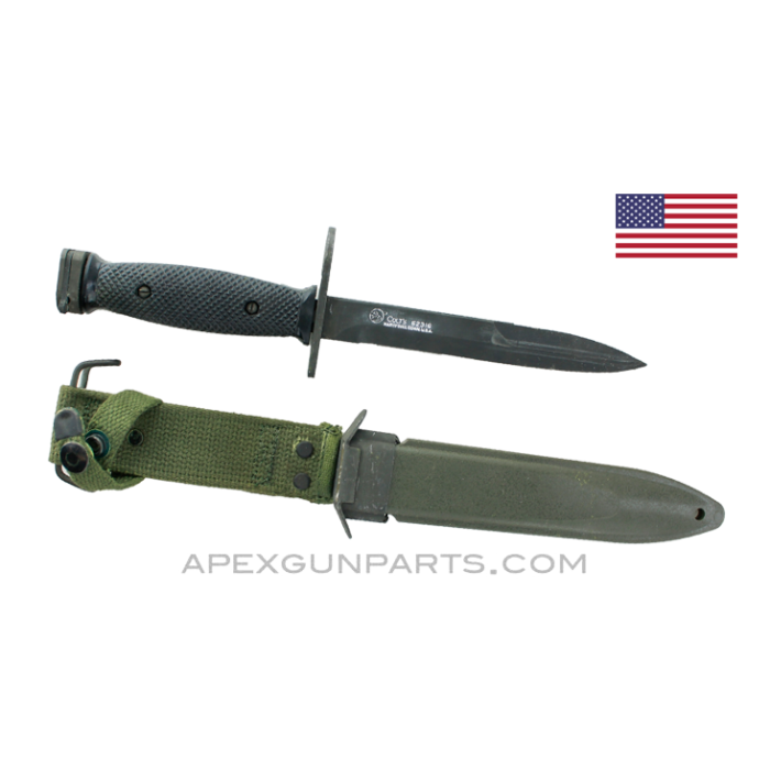 Colt M7 (M16) Bayonet with US M8A1 Scabbard *Very Good*