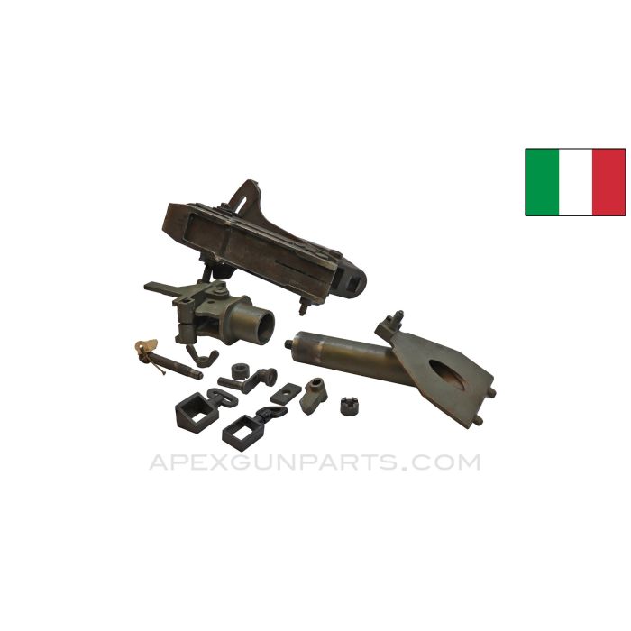 Breda M37 Tripod Cradle Assembly and Anti-Aircraft Top Extension Mount, Missing Latches And Elevation Knob Stop *Good*