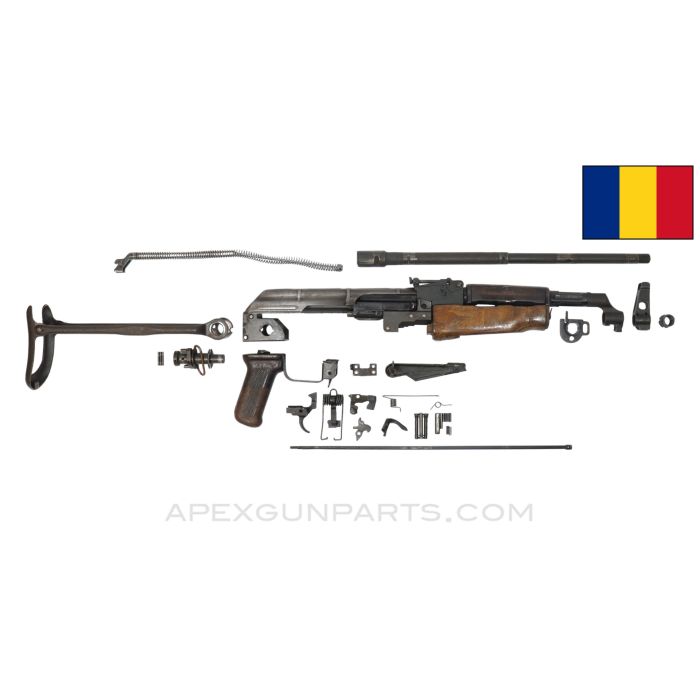 Romanian M65 Stamped AKM Parts Kit with Under Folding Stock