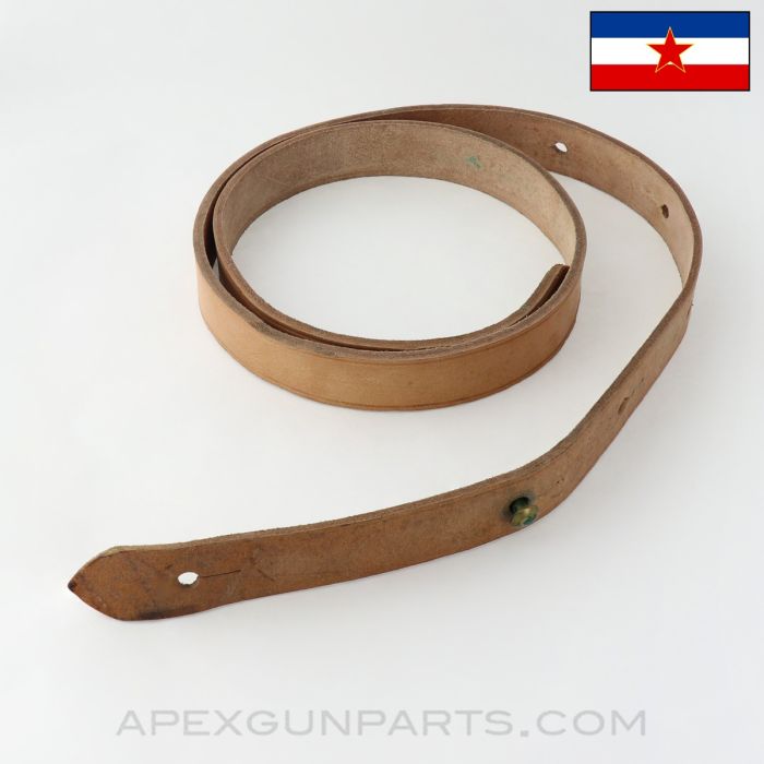 Yugoslavian Mauser M24 Series Rifle Sling, Leather *NOS* 
