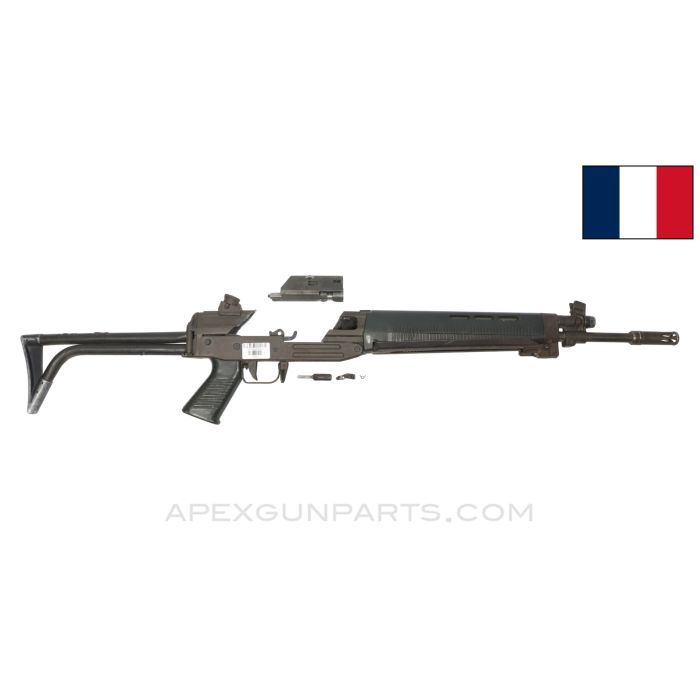 SIG 542 Parts Kit, w/ Crest & Original 18" Barrel, Side Folding Stock, Matching Bolt Carrier & Lower, 7.62×51mm NATO *Good* 