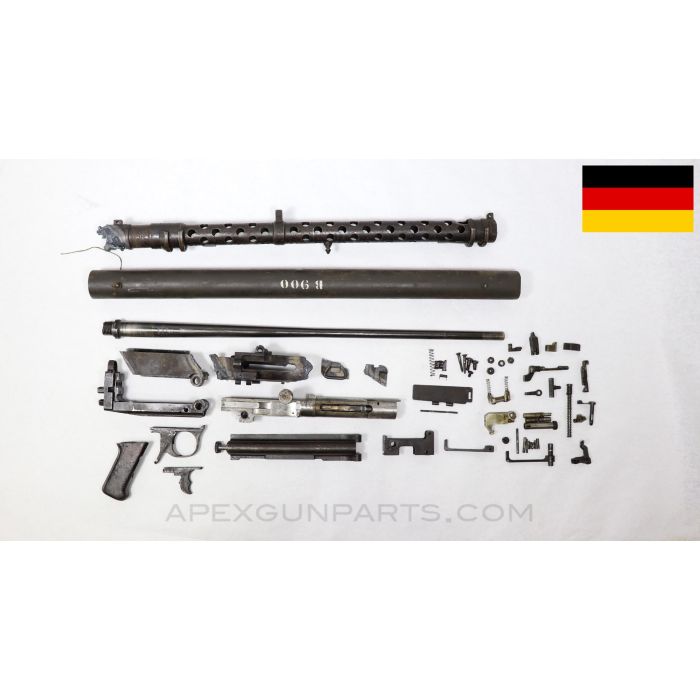 MG13 Parts Kit with Barrel and spare Barrel Carrier, no stock or