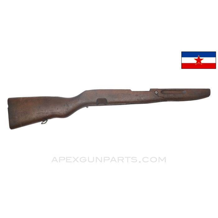 Yugoslavian 59/66 SKS Stock, 29", Stripped w/ Sling Loop *Poor*
