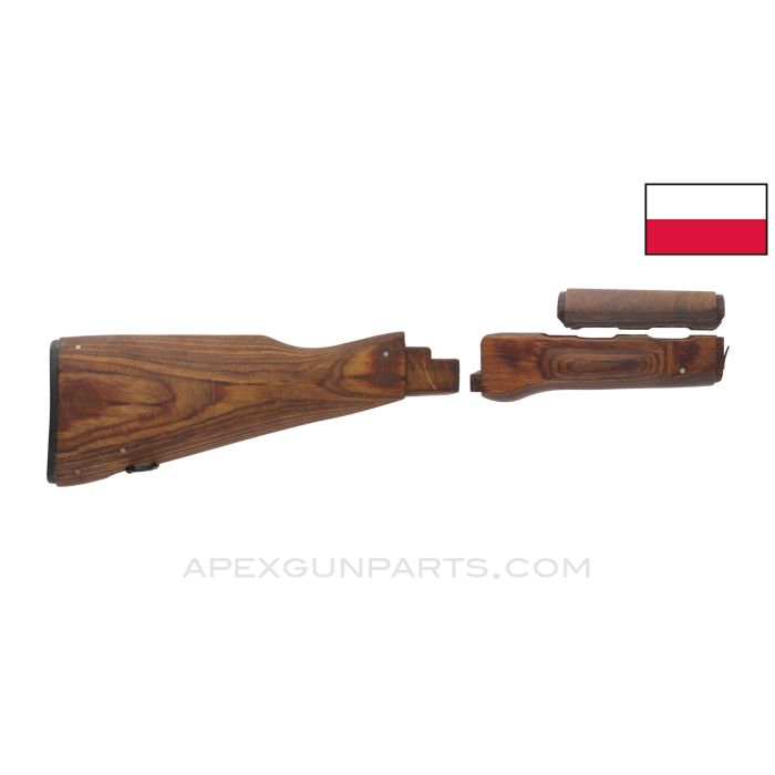 Polish AKM Furniture Set, Laminated Wood, *NOS*