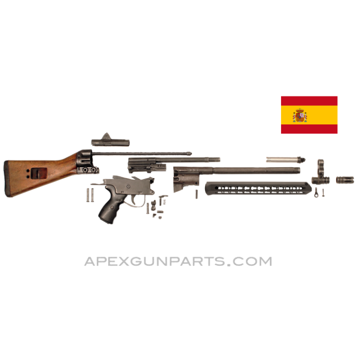 CETME Model C Parts Kit 7.62X51 NATO, with *New* KeyMod Tri-Rail Handguard, *Good*