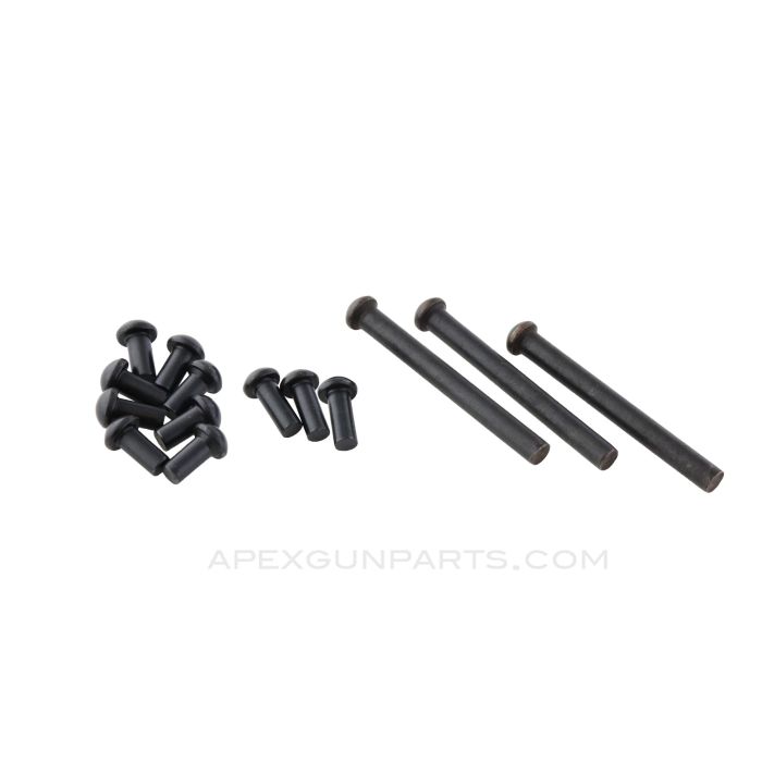 Yugo M70 / M72 Fixed Stock Rivet Set, Russian Spec, US Made *NEW*