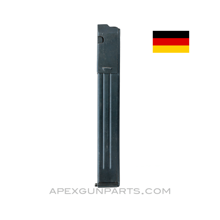 MP 41 Magazine, Ribbed, 32rd, Blued Steel, 9x19, *Very Good* 