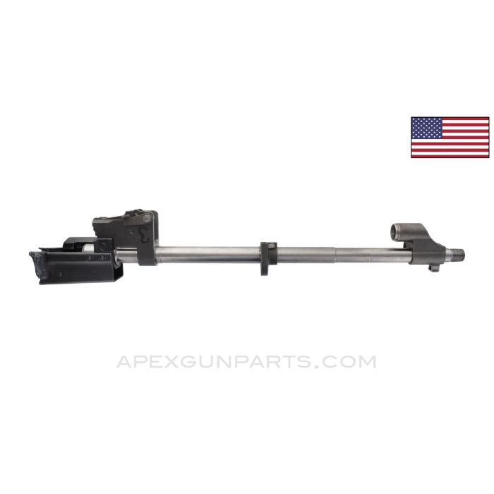 BFT47 AK Partially Populated Barrel, 16", w/ Trunnion & Bullet Guide, No Front Sight Post Block, US Made 922(r), 7.62x39, *Unused*
