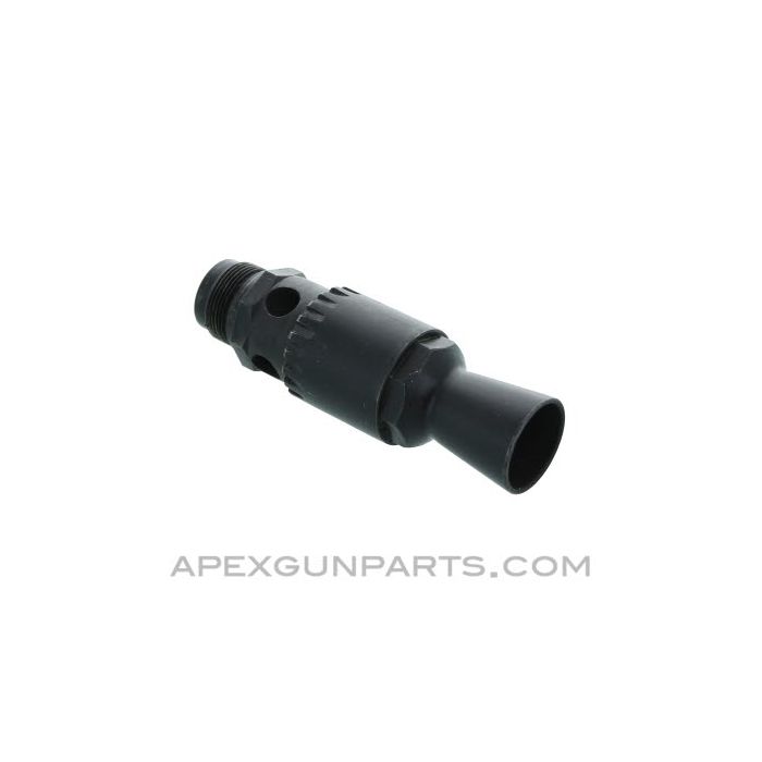 German WWII MG-34 Flash Hider / Booster, Blued, *Good to Very Good*