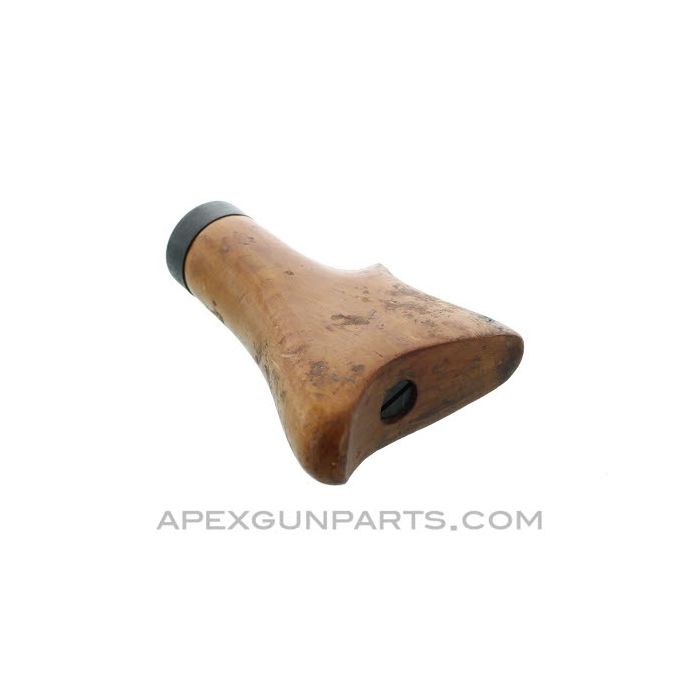 German WWII MG-34 Buttstock Assembly, Light / Natural Wood Finish