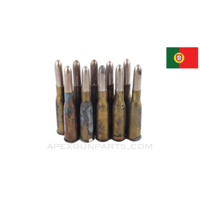 8x56mm (Rifle) Kropatschek, Portuguese Surplus, Mixed Headstamps