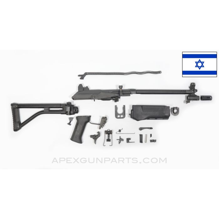 Galil AR Parts Kit, Side Folder w/ U.S. Made Polymer Handguard, Trigger Guard Rivets, 5.56 NATO *Good* 