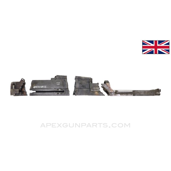 BREN MK2 Torch Cut Receiver, All 4 Sections, No Gas Cylinder *Good* 