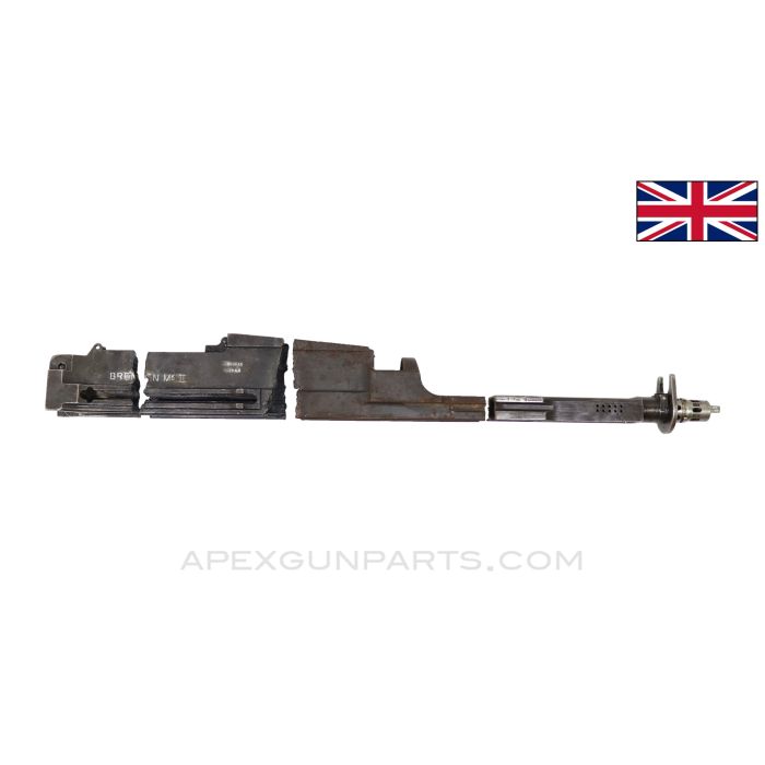BREN MK2 Torch Cut Receiver, All 4 Sections *Good* 