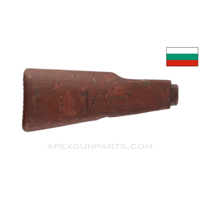 Bulgarian AK-47 Plastic Buttstock, Balkan Service, Stripped *Good*