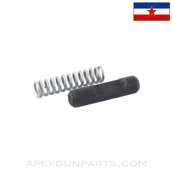 Yugoslavian Front Sight Base Detent Plunger & Spring *NOS*