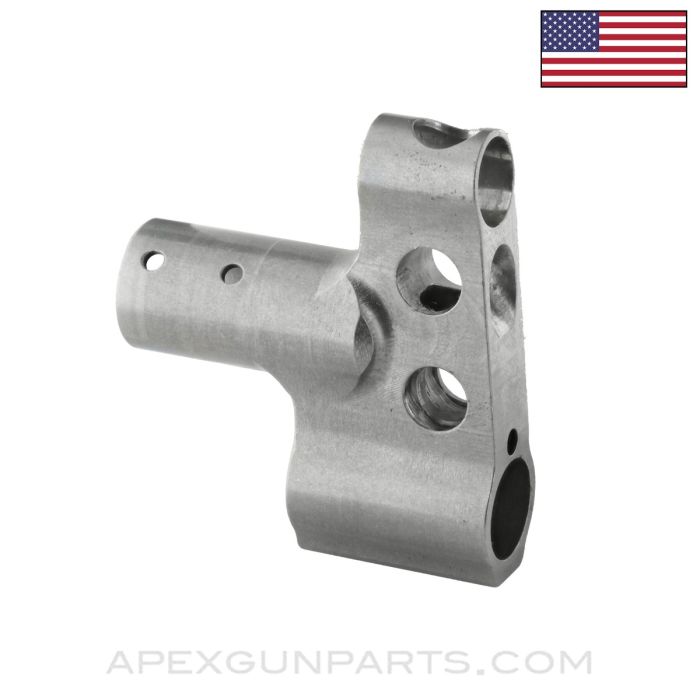 Micro Draco AK Front Sight Combo Gas Block, Stripped, In The White, *Good*