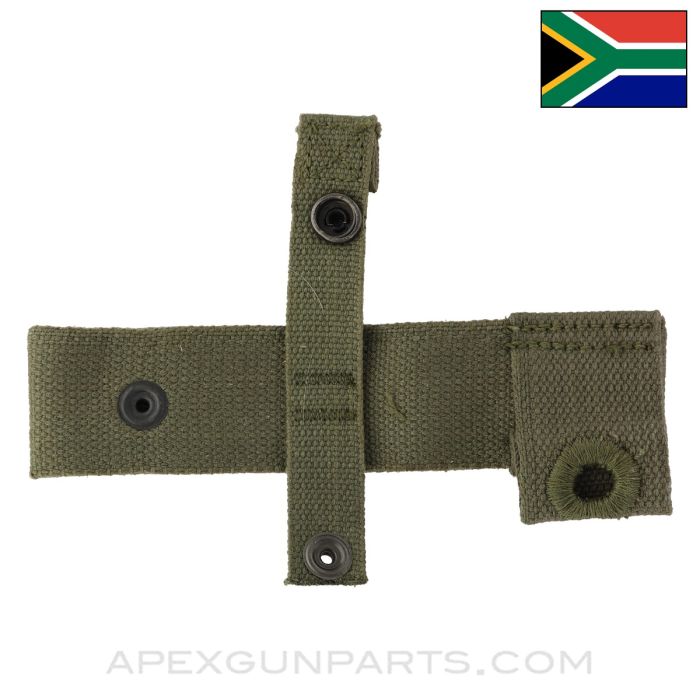  South African (SADF) Pattern 70 Bayonet Frog, Olive Drab Canvas *Excellent* 