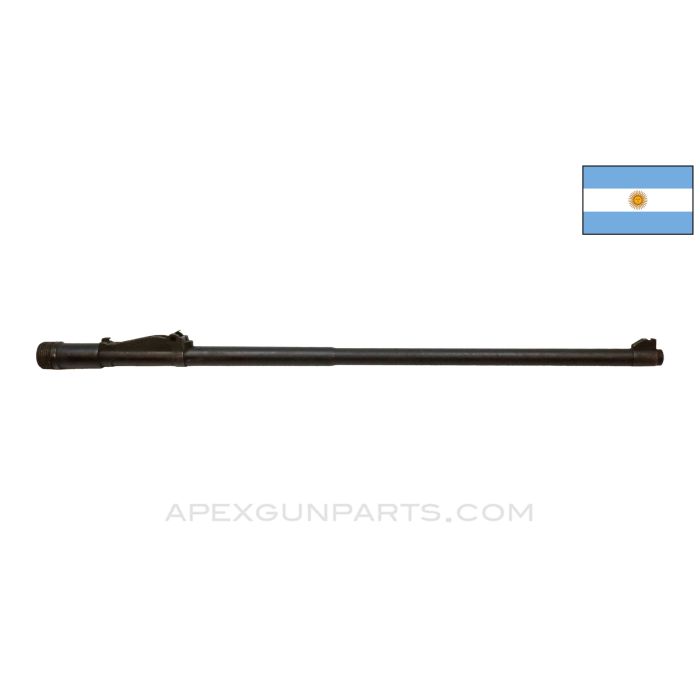 M1909 Argentine Mauser Barrel Assembly, Stripped Sights, 23.75", .30-06 *Very Good*