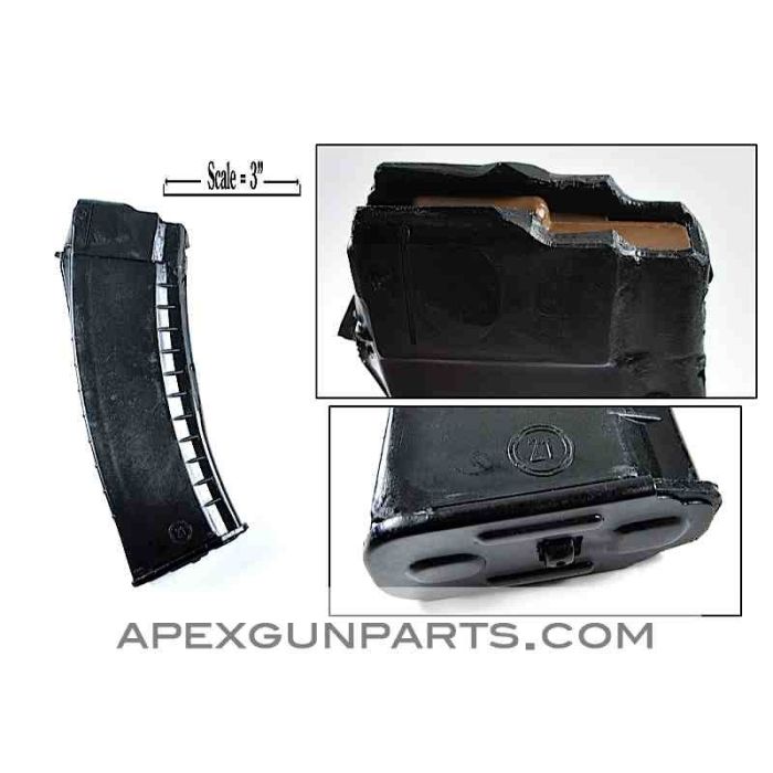 Bulgarian AK-74 30rd Magazine, Polymer, Black, 5.45x39, *Marred