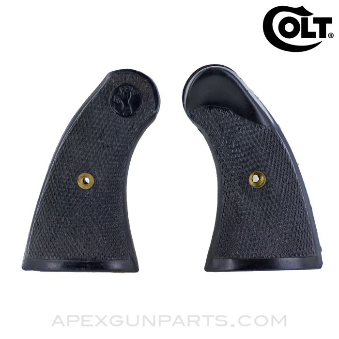 Colt Police Positive, Grip Set, Black, Plastic, *Good*