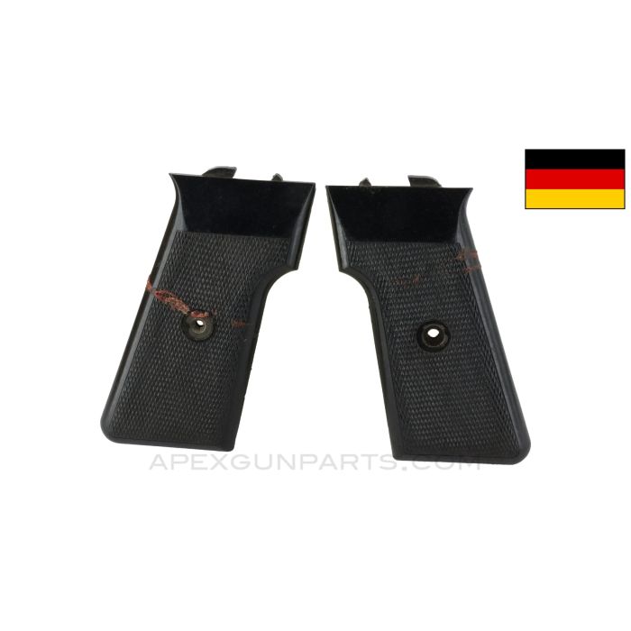 West German LP-1 Flare Gun Grip Panel Set, Polymer, Black *Good*