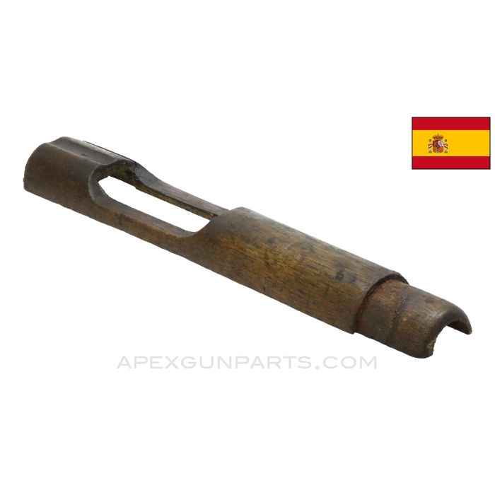 Spanish M1916 Mauser Short Rifle Handguard, 10.5", Late, Cracked Wood *Fair*