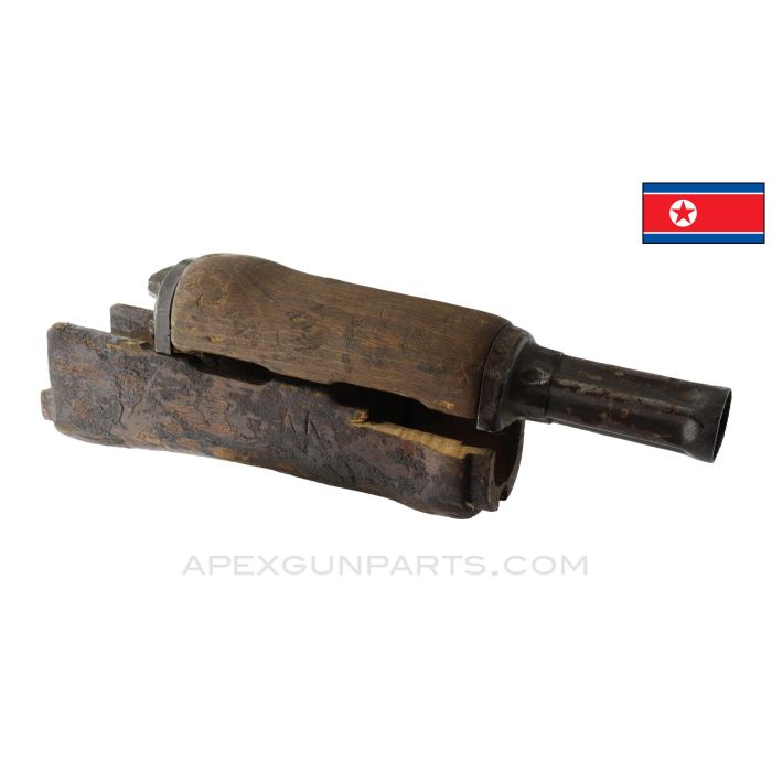 North Korean Type 68 AKM Handguard Set, w/ Gas Tube *Fair*