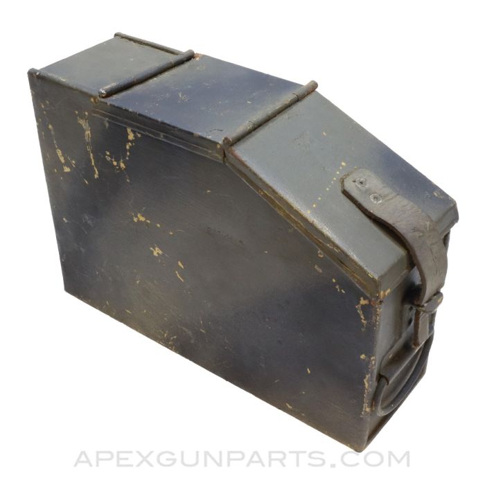 Vickers Style Belt Box, German Waffen Marked, Aftermarket Manufacture, .303BR / 7.92x57 *Very Good*