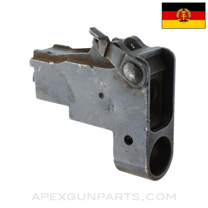 East German AKM Rear Sight Block, Stripped w/ Retaining Lever *Fair*