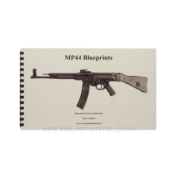 MP44 Blueprints, Translated Reprint, Paperback *New*