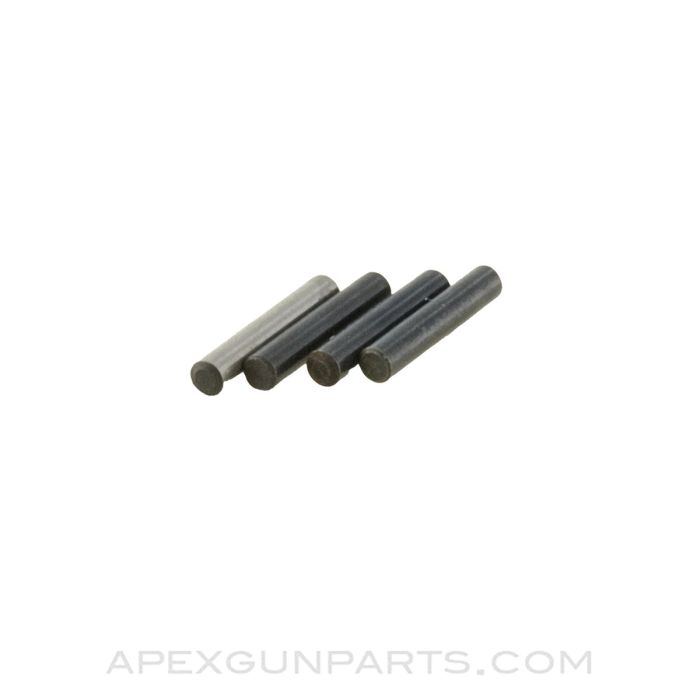 Dowel Pin, 15.0mm Length, 2.5mm Diameter, Pack of 4 *NOS*