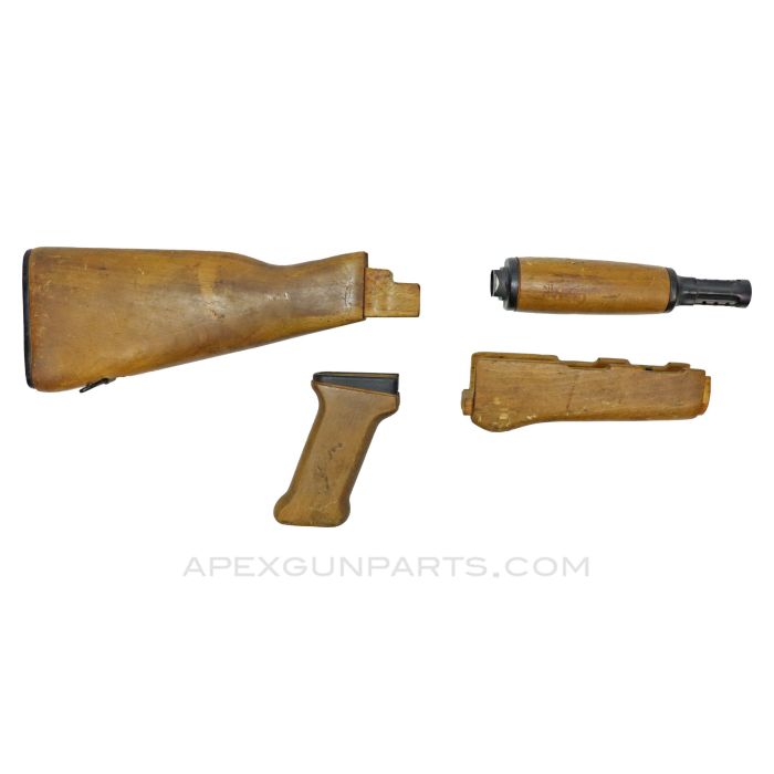 Hungarian AK-63F wood stock parts kit, w/factory 16.25