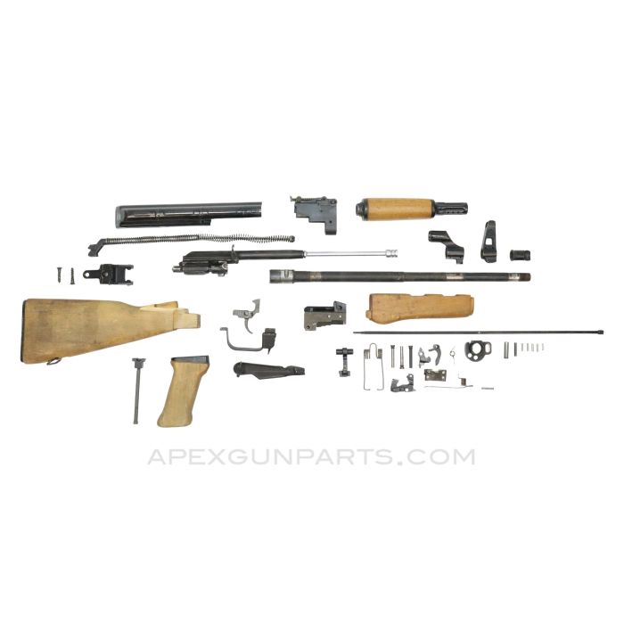 Hungarian AK-63F Fixed Stock Parts Kit, w/ Original 16.25
