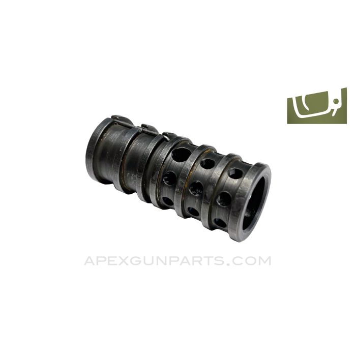 HK M/61 and G3 Muzzle Brake, M15x1 RH Thread, Black Oxide, Steel, US Made 922(r) Compliant *NEW*