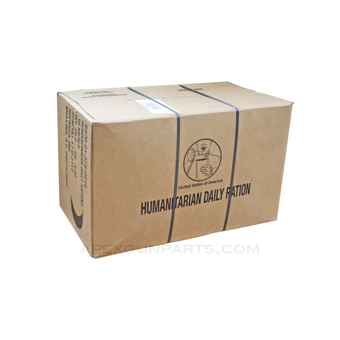 Humanitarian Daily Rations (HDR/MRE), 10 Days Supply of Food for $32 / 1 Case, Mix of Menu's per Case