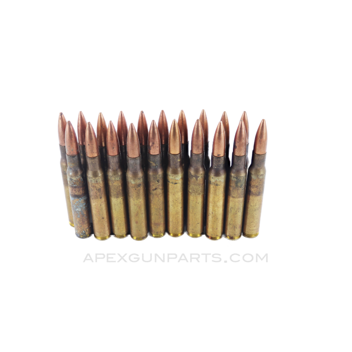 .30-06 (Rifle) - 20RD Bag, Mixed Head Stamps (KA & LC), 150 Grain, FMJ, Lead Core, Brass Case