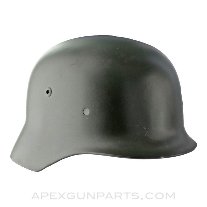 German M35 Stahlhelm, Stripped, New Aftermarket MFG, *Good*