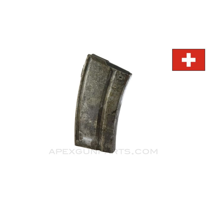 Swiss SIG KE7 Magazine, 25rd, Steel, 7mm Mauser/ 7x57mm Mauser *Good*