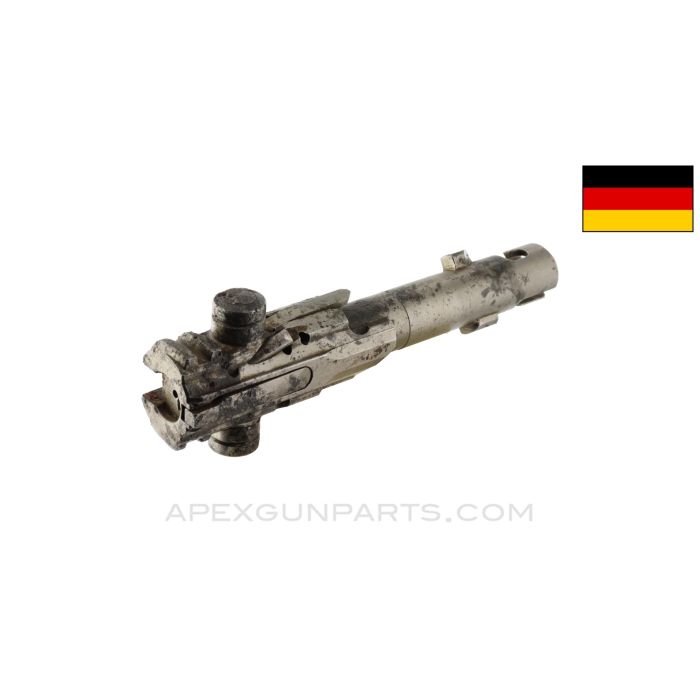 German MG-34 Bolt Head, Incomplete, Pitted *Fair*