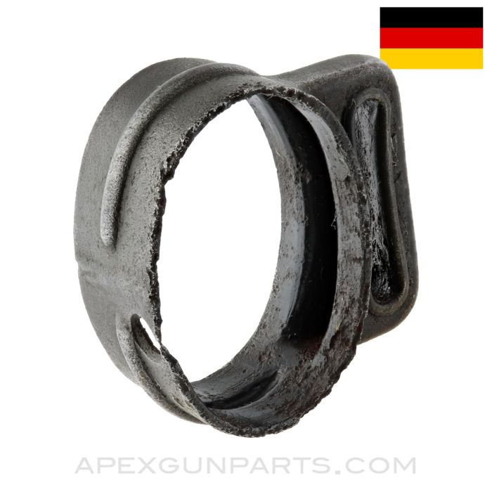 German K98k Mauser Lower Barrel Band w/ Screw Hole,  Stamped *Fair*